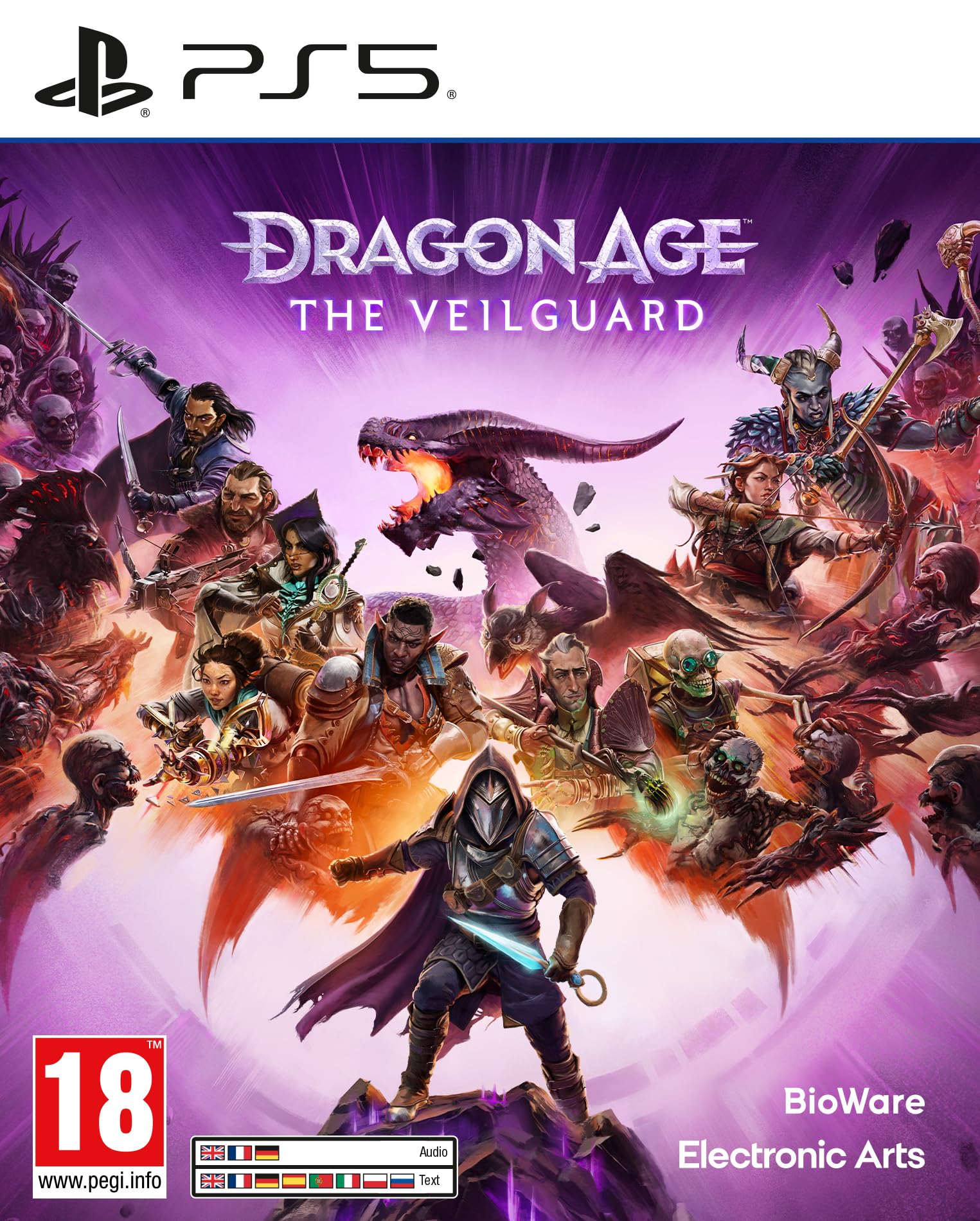 Electronic Arts Dragon Age: The Veilguard PS5 | Juego de Rol Épico en Español | Lidera la Guardia del Velo y Desafía a los Dioses en un Mundo Fantástico Electronic Arts Dragon Age: The Veilguard PS5 | Juego de Rol Épico en Español | Lidera la Guardia del Velo y Desafía a los Dioses en un Mundo Fantástico